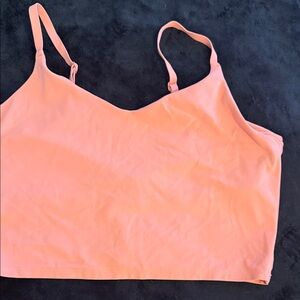 Athleta tank sports bra no pads